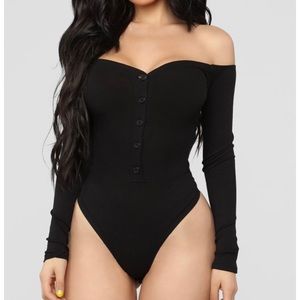 Fashion Nova Fool In Love Bodysuit (NWOT)